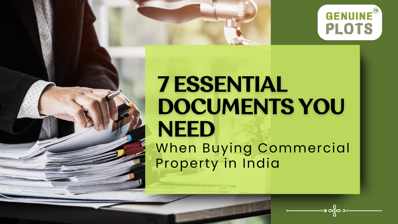 7 Essential Documents You Need When Buying Commercial Property in India